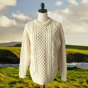 The Scotch House Vintage Aran Fisherman Sweater - Unisex